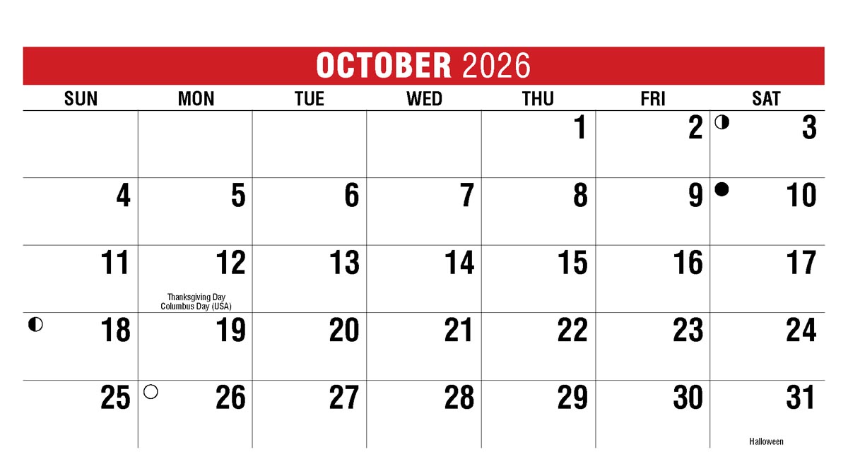 Galleria Canadian Scenic Promo Desk (Eng) Calendar - 2026